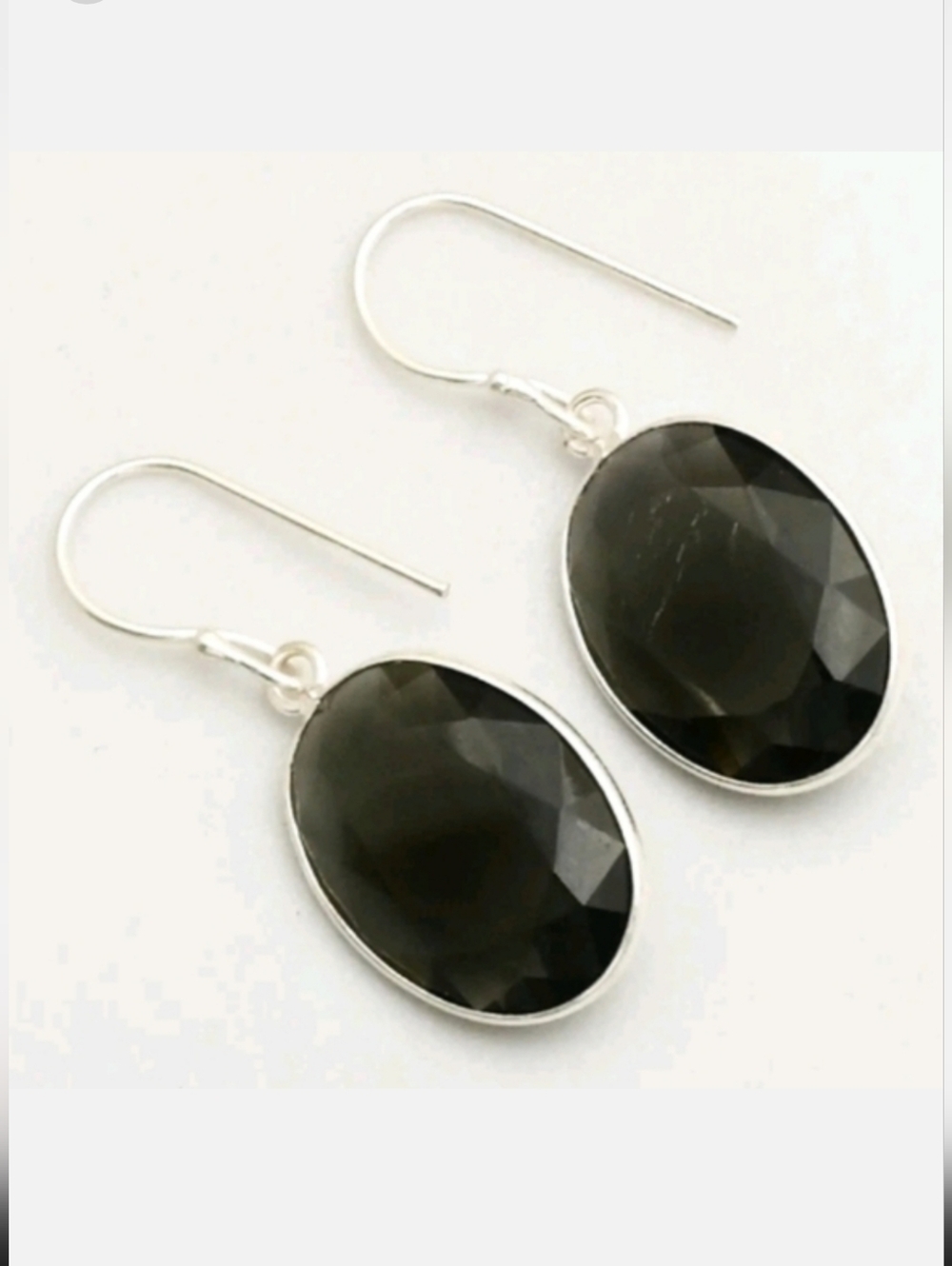 Iolite Gemstone Jewelry 925 Sterling Silver Handmade Drop Dangle Earrings